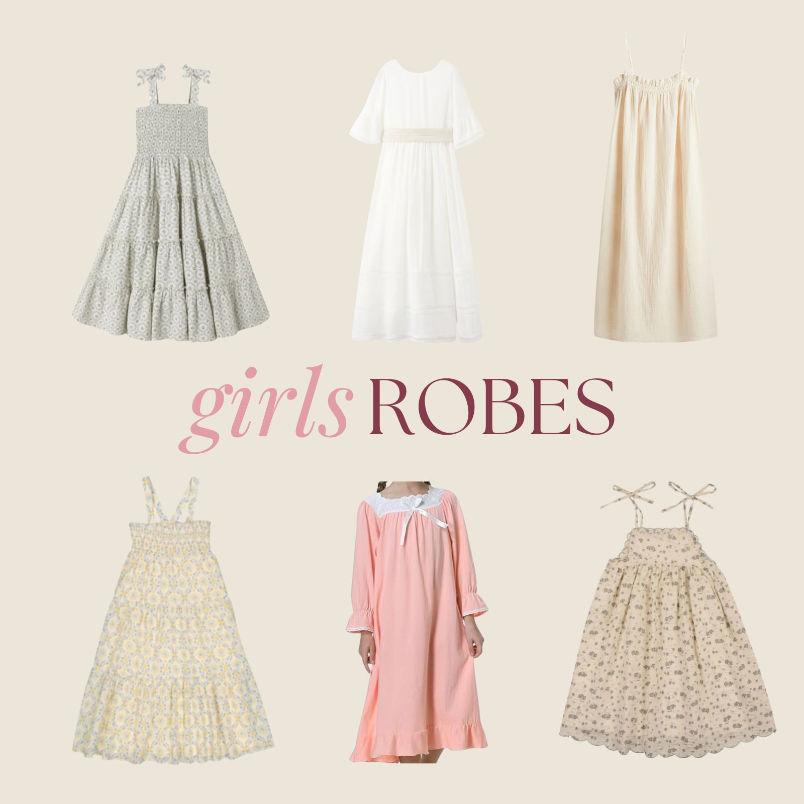 Girls Maxi Dresses & Robes