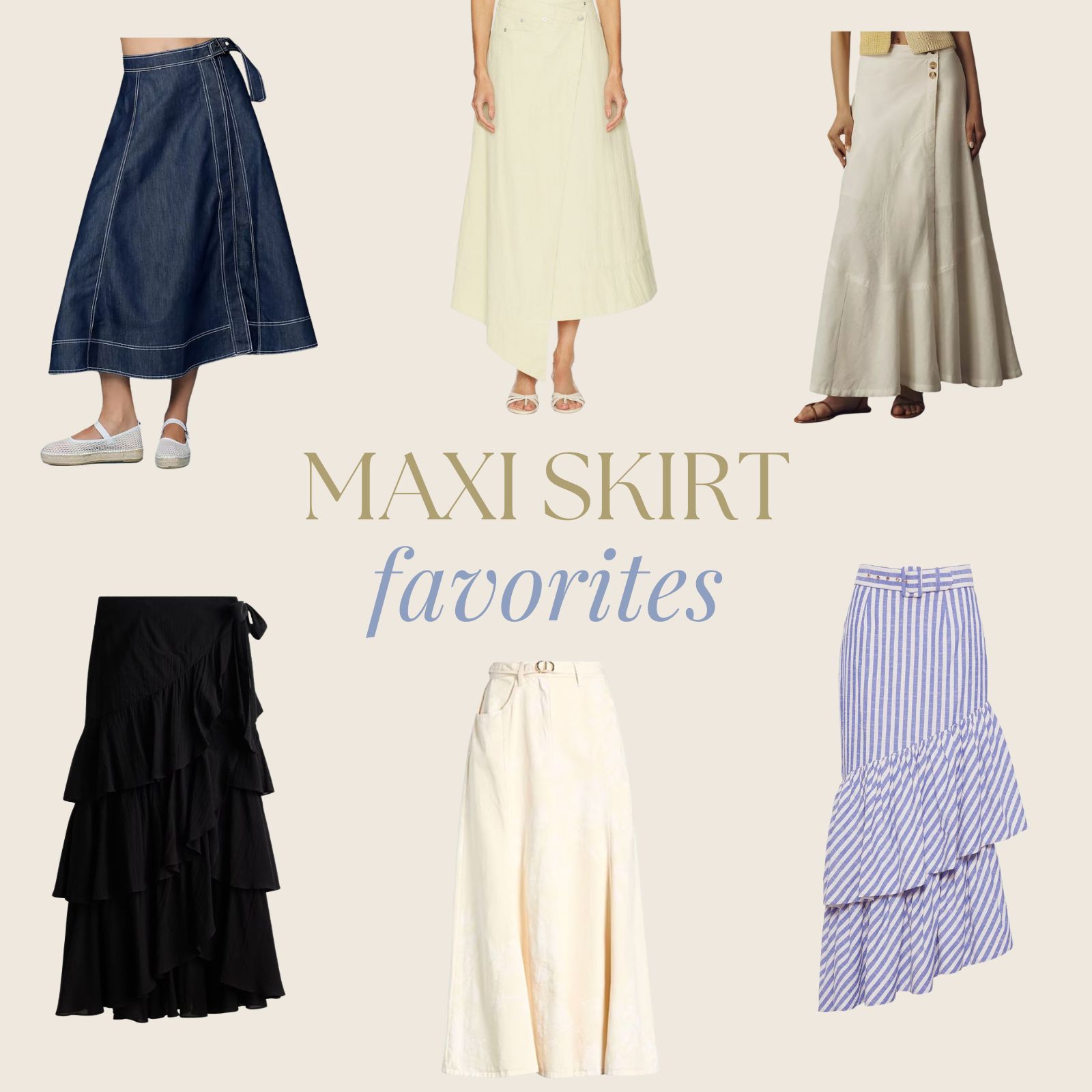 15 Favorite Maxi Skirts For Spring