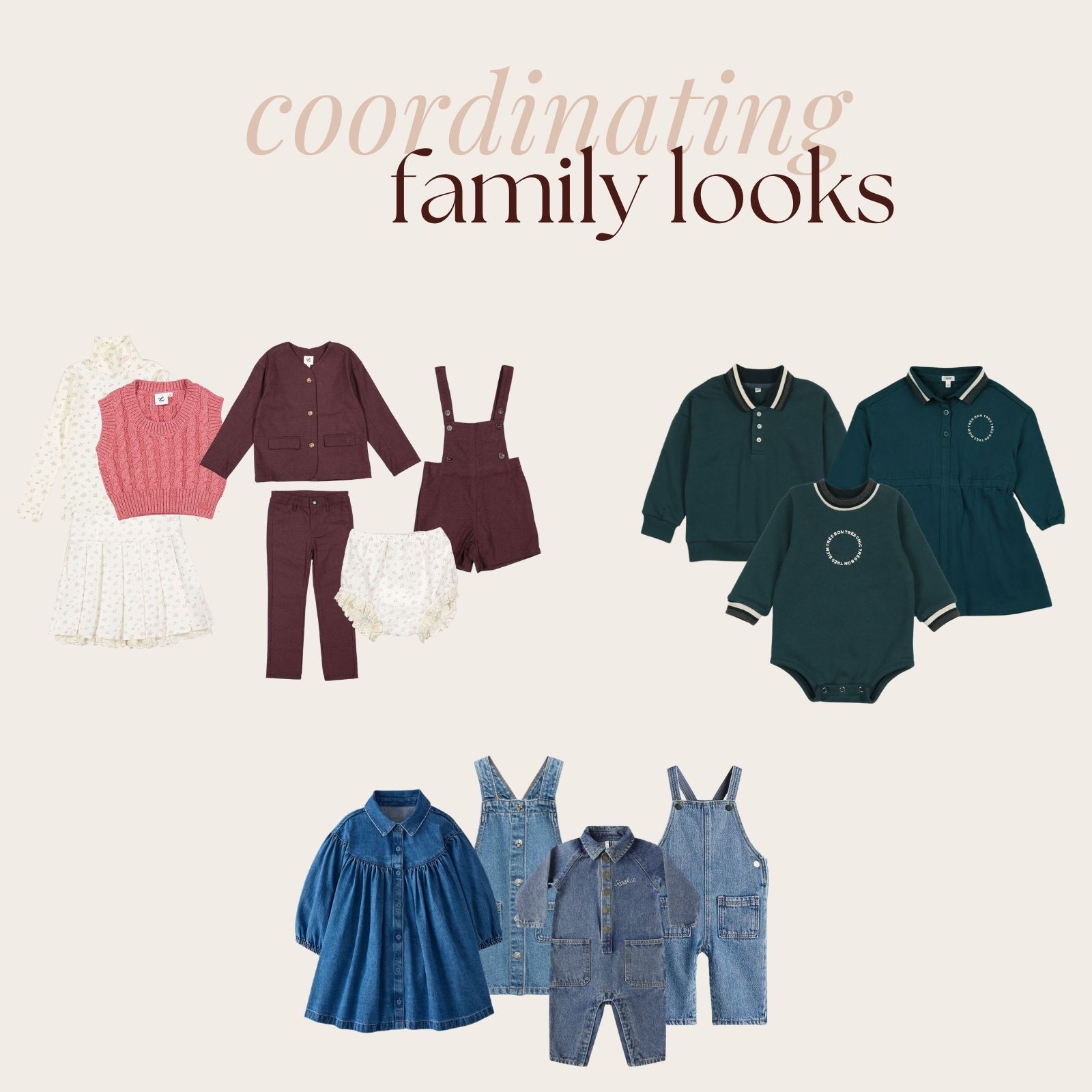 Coordinating Family Looks