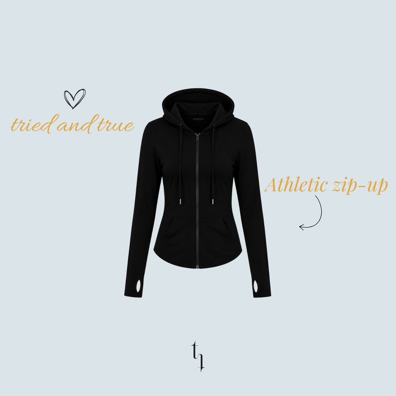 Tried And True Athletic Zip-up